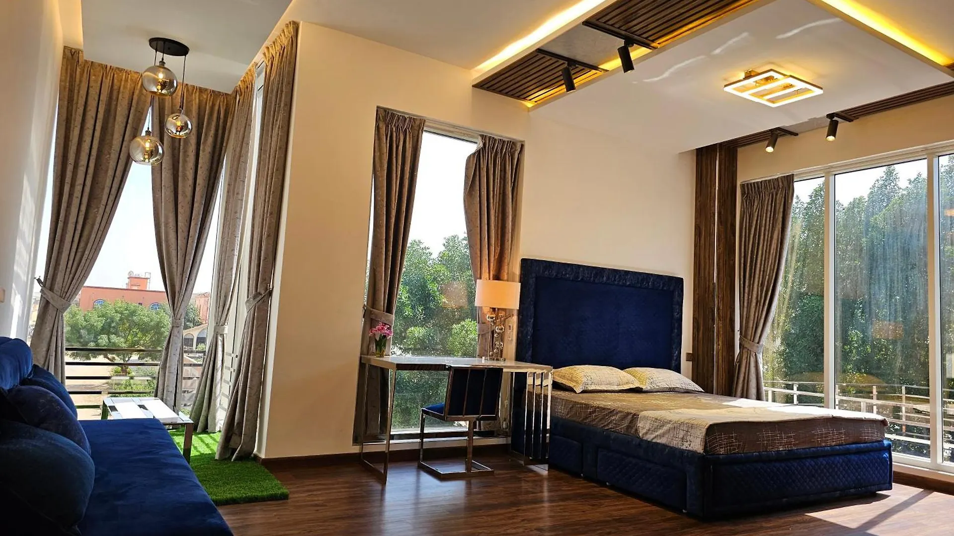 Anushthan Villa A Private Serviced Villa For Events And Staycation With Luxury Views Of Garden And Fountain Pool In Uae Ajman